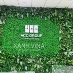 Thi công tường cây giả cho tập đoàn VCC GROUPP